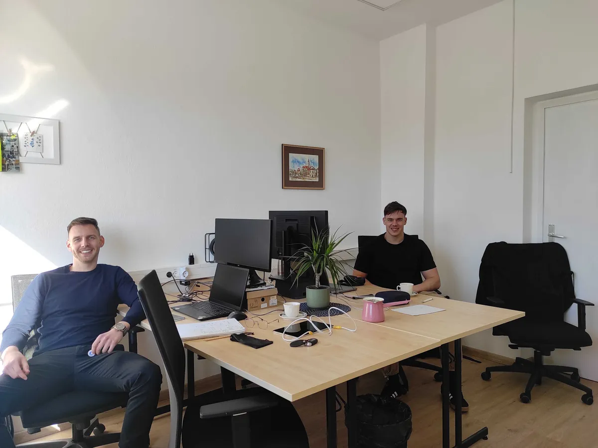 Office photo (Our founders)